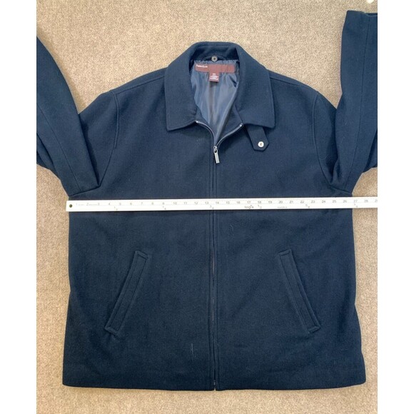 Perry Ellis Wool Jacket Mens XXL Military Bomber Lined‎ Zip Up - Picture 7 of 14